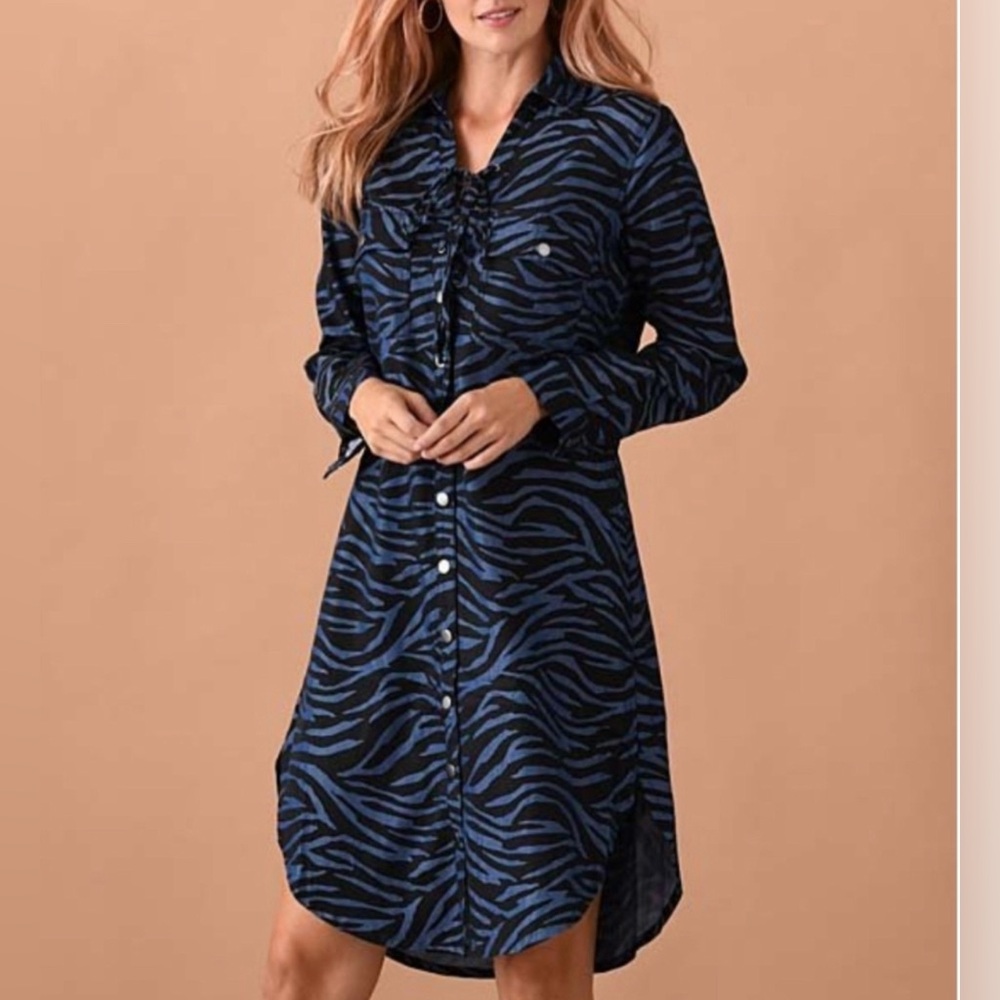 Elliott & Vine Zebra Patterned Dress